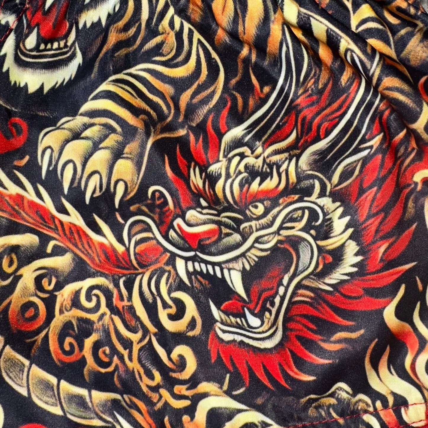 Tigers & Dragons SuperShorts - Red/Gold
