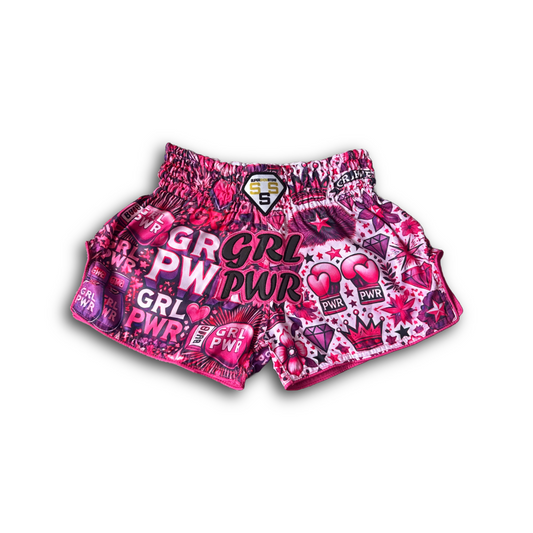 GRL PWR 2.0 SuperShorts - Pink/Purple/Reflective
