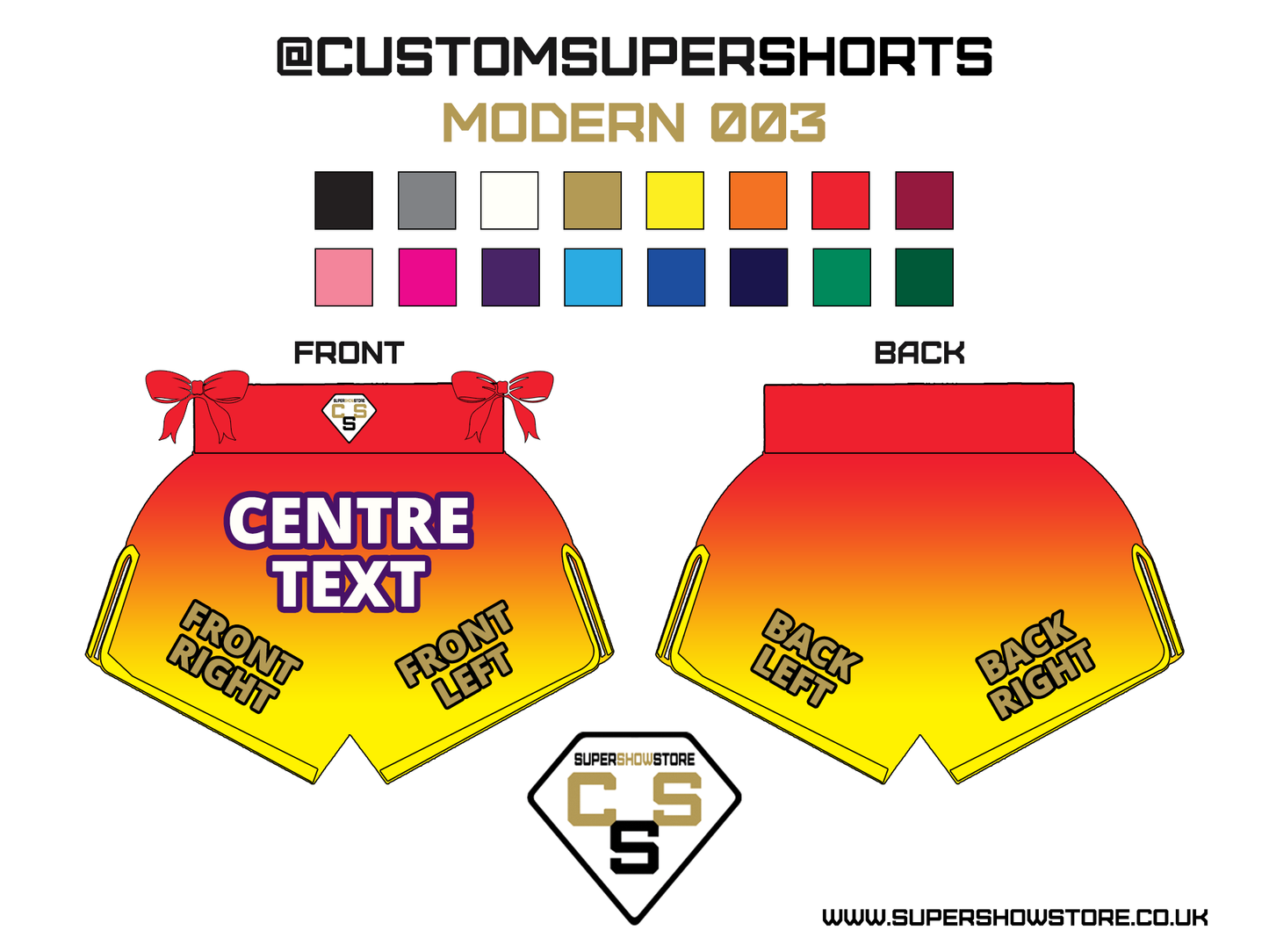 Custom Modern SuperShorts - 003