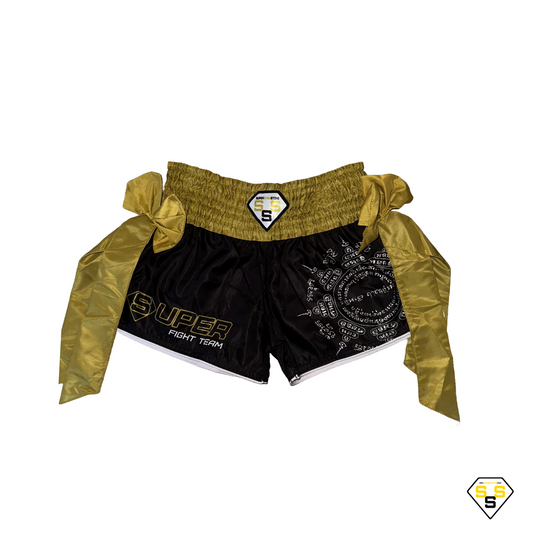 Super Fight Team SuperShorts - Black/Gold/White