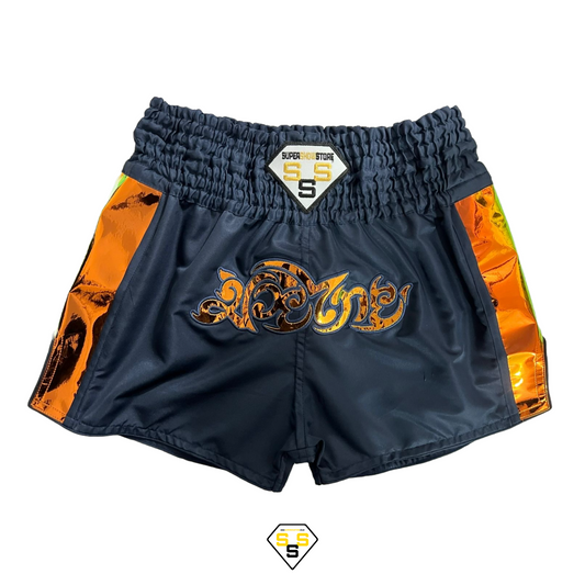 Reflective SuperShorts - Navy/Orange