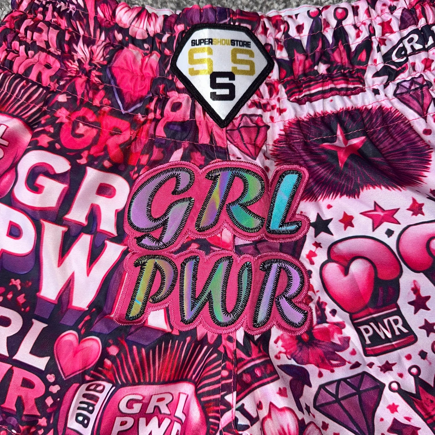 GRL PWR 2.0 SuperShorts - Pink/Purple/Reflective