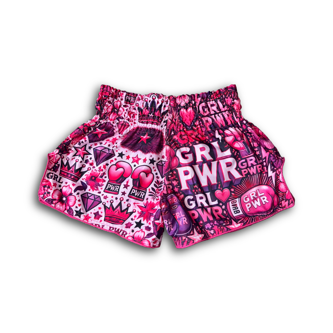 GRL PWR 2.0 SuperShorts - Pink/Purple/Reflective