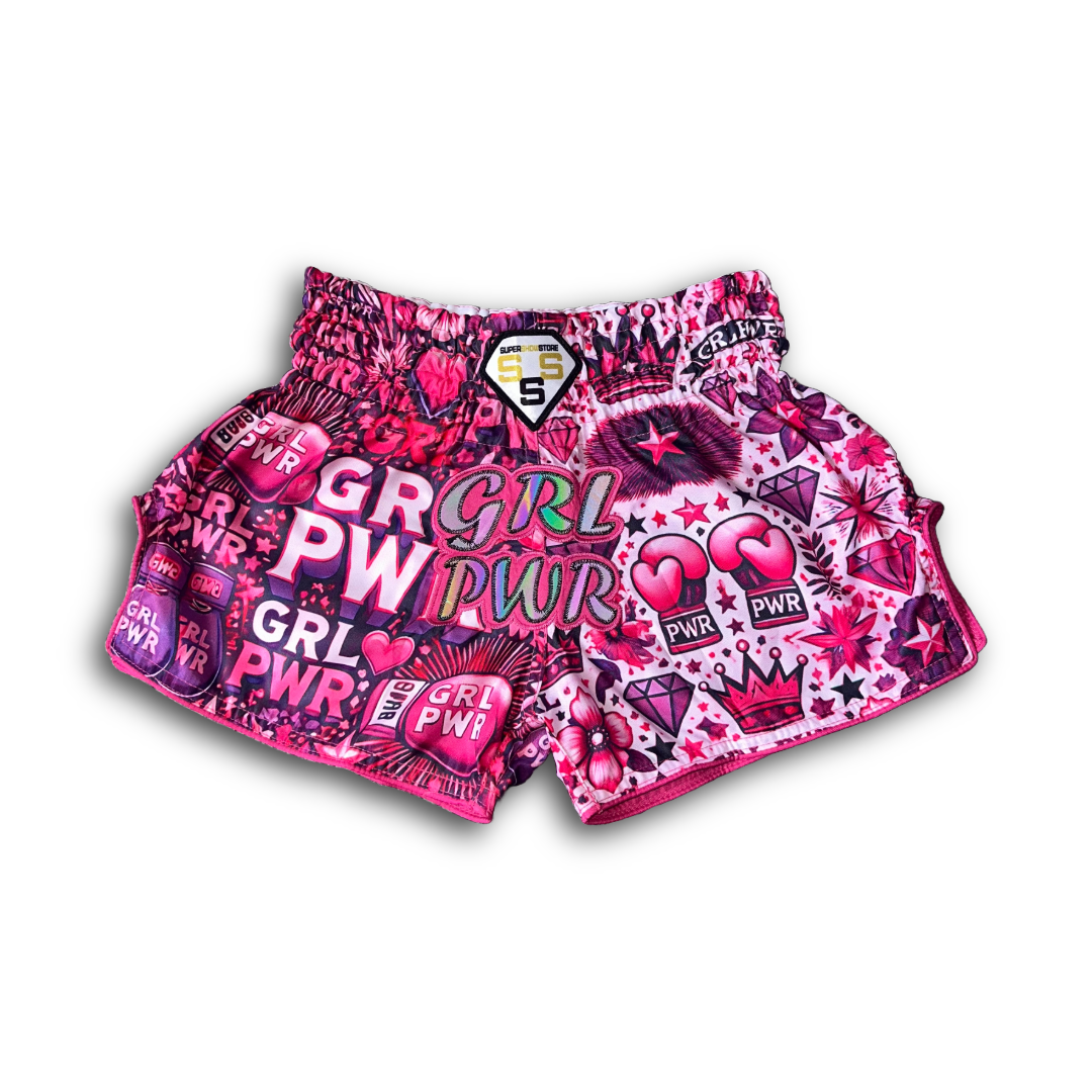 GRL PWR 2.0 SuperShorts - Pink/Purple/Reflective